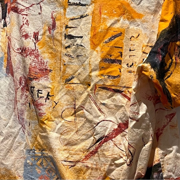 GRAIL!! Rare Vintage Y2K '90s Just Cavalli Napoleon Abstract Graffiti Shirt - Picture 4 of 14